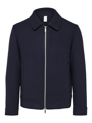 SELETED HOMME Herren SLHFILIP Wool JKT NOOS Übergangsjacke, Blau, L von SELECTED HOMME