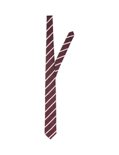 SELETED HOMME Herren SLHLANE Stripe TIE NOOS Krawatte, Syrah, ONE Size von SELETED HOMME