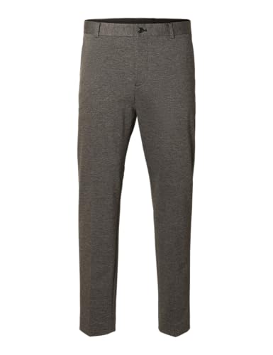 SELETED HOMME Herren SLHSLIM-AITOR Jersey TRS Flex NOOS Hose, Chocolate Torte, 50 von SELETED HOMME
