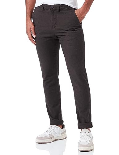 SELETED HOMME Herren SLHSLIM-Miles 175 Brushed Pants W NOOS Hose, Forest Night/Detail:Structure, 34W x 34L von SELECTED FEMME