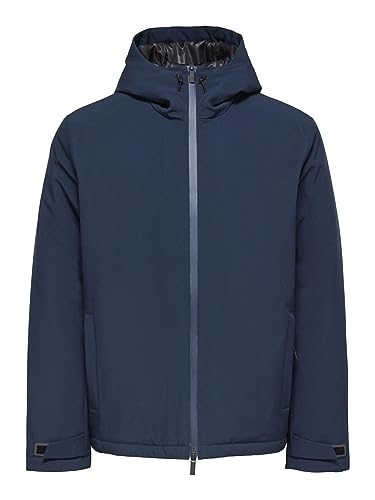 SELETED HOMME Men's SLHATLAS JKT B NOOS Jacke, Sky Captain, L von SELETED HOMME