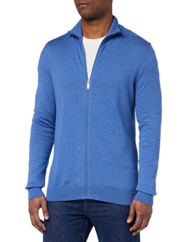 SELETED HOMME Men's SLHBERG Full Zip Cardigan B NOOS Strickjacke, Dunkle Blau, S von SELETED HOMME