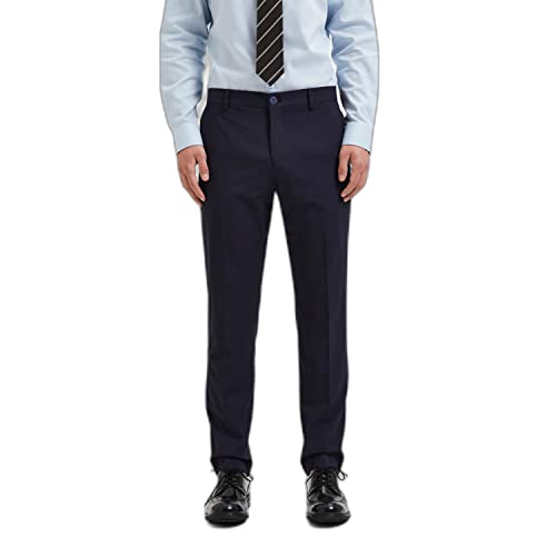 SELETED HOMME Men's SLHSLIM-Liam TRS Flex B NOOS Hose, Navy Blazer, 52 von SELETED HOMME