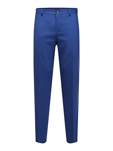 SELETED HOMME Men's SLHSLIM-Neil TRS B NOOS Anzughose, Blue Depths, 102 von SELETED HOMME