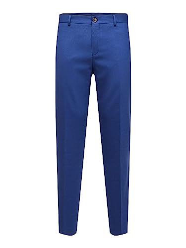 SELETED HOMME Men's SLHSLIM-Neil TRS B NOOS Anzughose, Blue Depths, 54 von SELETED HOMME