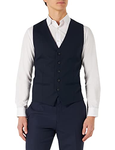 SELETED HOMME Men's SLHSLIM-Neil WCT B NOOS Anzugweste, Navy Blazer, 46 von SELETED HOMME