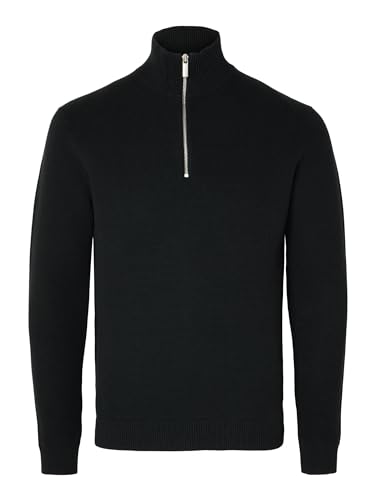 SELETED HOMME SLHDANE LS Knit Structure Half Zip NOOS von SELECTED HOMME