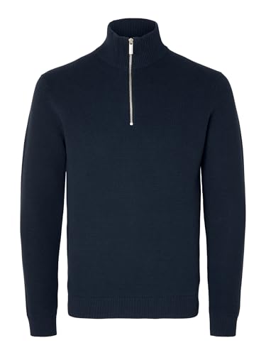 SELETED HOMME SLHDANE LS Knit Structure Half Zip NOOS von SELETED HOMME