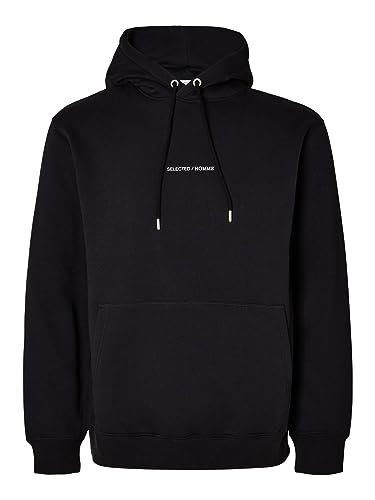 SELETED HOMME SLHHANKIE Logo Hood Sweat NOOS von SELECTED HOMME