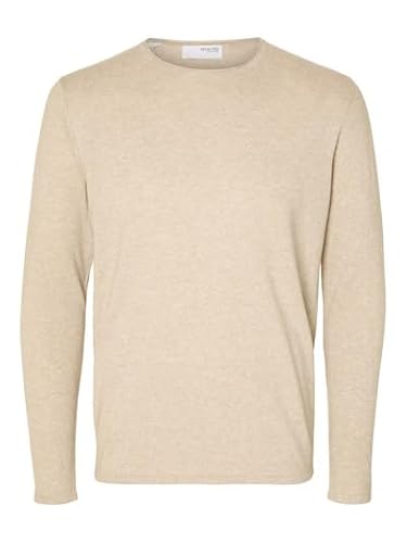 SELETED HOMME Slhrome Ls Knit Crew Neck Noos von SELETED HOMME