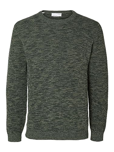 SELETED HOMME Slhvince Ls Knit Bubble Crew Neck Noos von SELETED HOMME