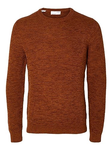 SELETED HOMME Slhvince Ls Knit Bubble Crew Neck Noos von SELECTED HOMME