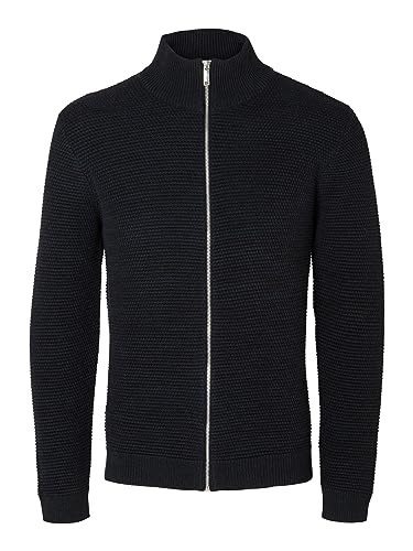 SELETED HOMME Slhvince Ls Knit Bubble Full Zip Noos von SELECTED HOMME