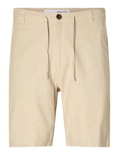 SLHREGULAR-Brody Linen Shorts NOOS von SELECTED HOMME