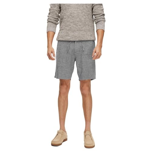 SELETED HOMME Herren Slhregular-brody Linen Shorts Noos Leinenhose, Blau, M EU von SELETED HOMME