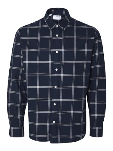SLHSLIMOWEN-Flannel Shirt LS NOOS von SELECTED HOMME