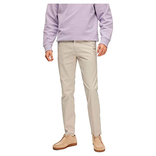SELETED HOMME Herren SLH175-SLIM New Miles Flex Pant NOOS Chinohose, Moonstruck, 30 W/34 L von SELETED HOMME