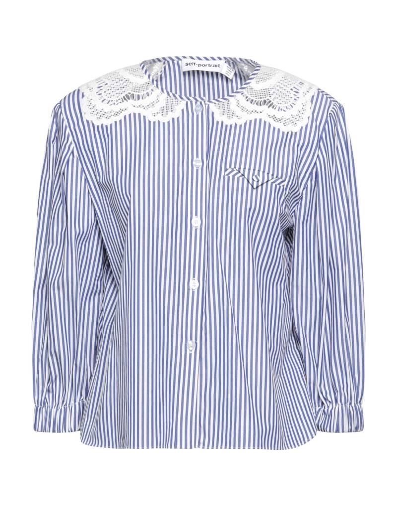 SELF-PORTRAIT Hemd Damen Blau von SELF-PORTRAIT