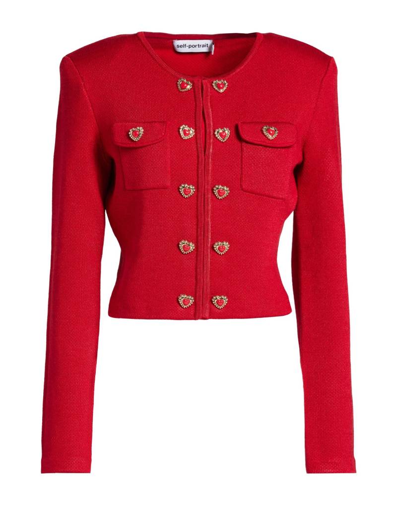 SELF-PORTRAIT Jacke & Anorak Damen Rot von SELF-PORTRAIT