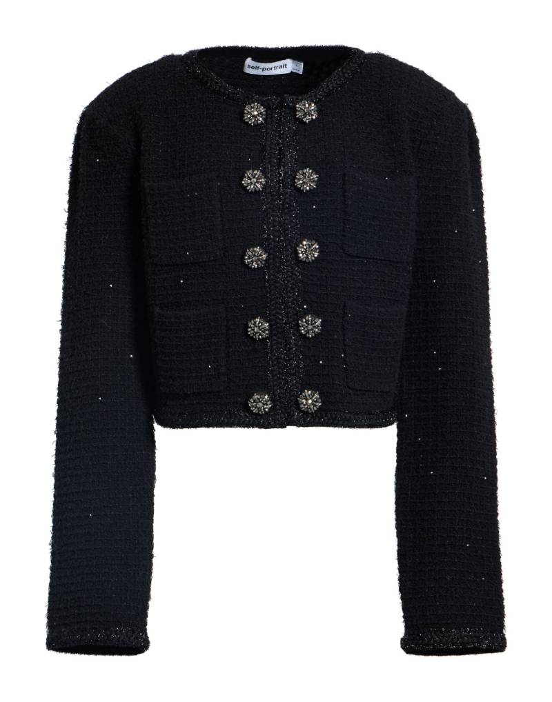 SELF-PORTRAIT Jacke & Anorak Damen Schwarz von SELF-PORTRAIT
