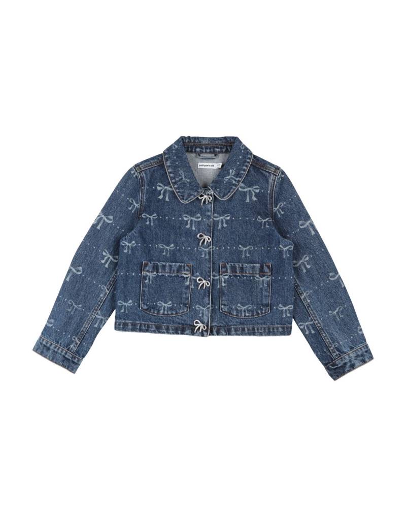SELF-PORTRAIT Jeansjacke/-mantel Kinder Blau von SELF-PORTRAIT