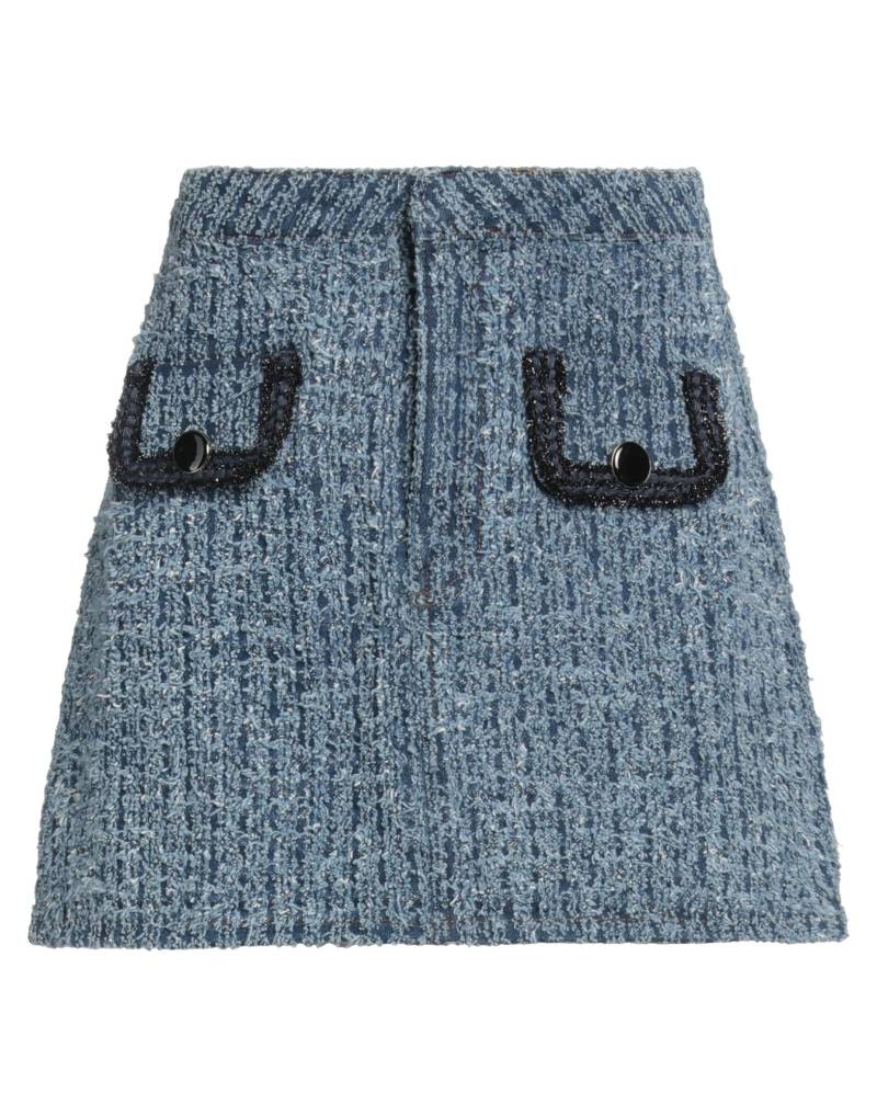 SELF-PORTRAIT Jeansrock Damen Blau von SELF-PORTRAIT