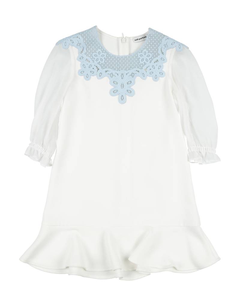 SELF-PORTRAIT Kinderkleid Kinder Weiß von SELF-PORTRAIT