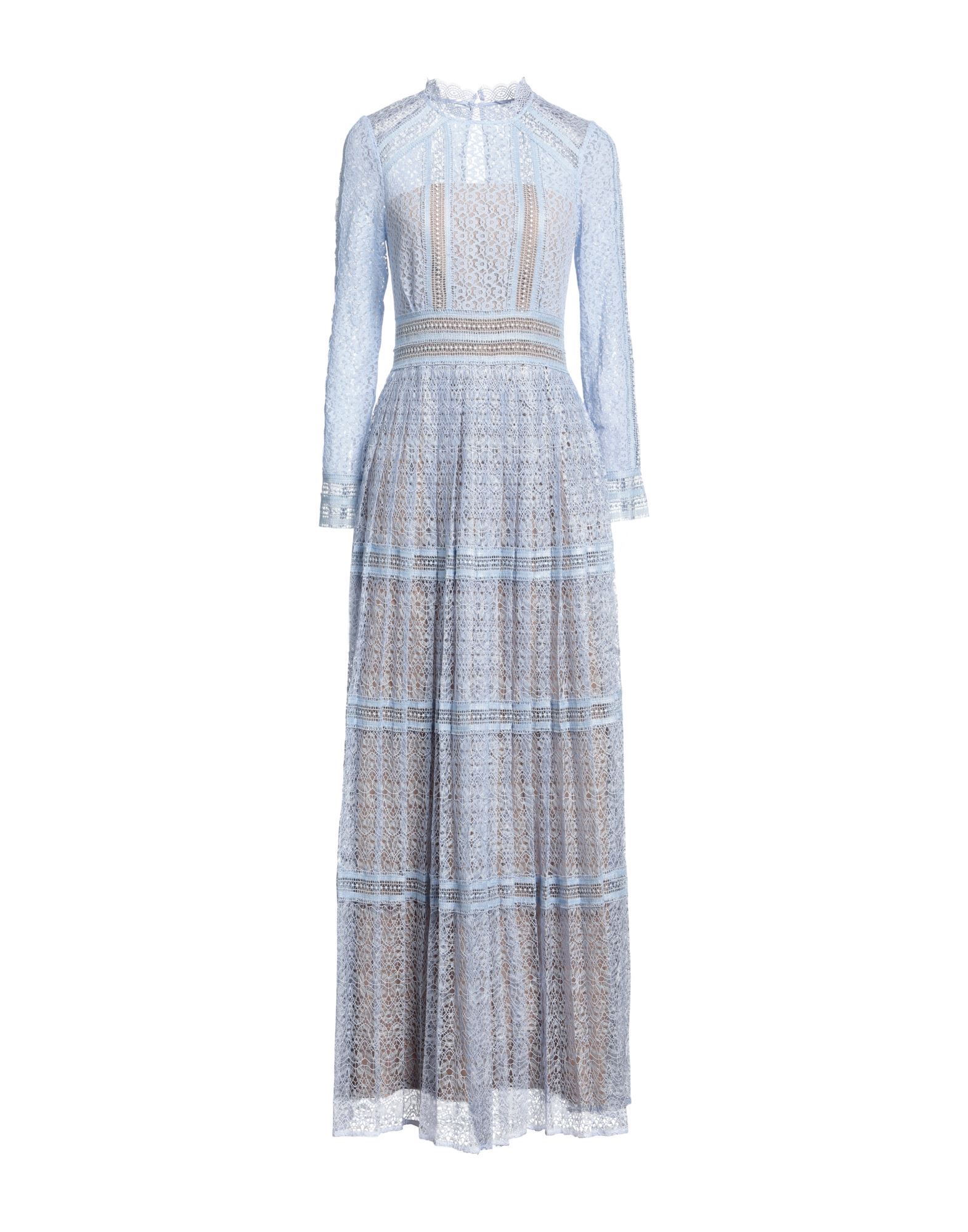 SELF-PORTRAIT Maxi-kleid Damen Hellblau SELF-PORTRAIT Maxi-kleid Damen Hellblau von SELF-PORTRAIT
