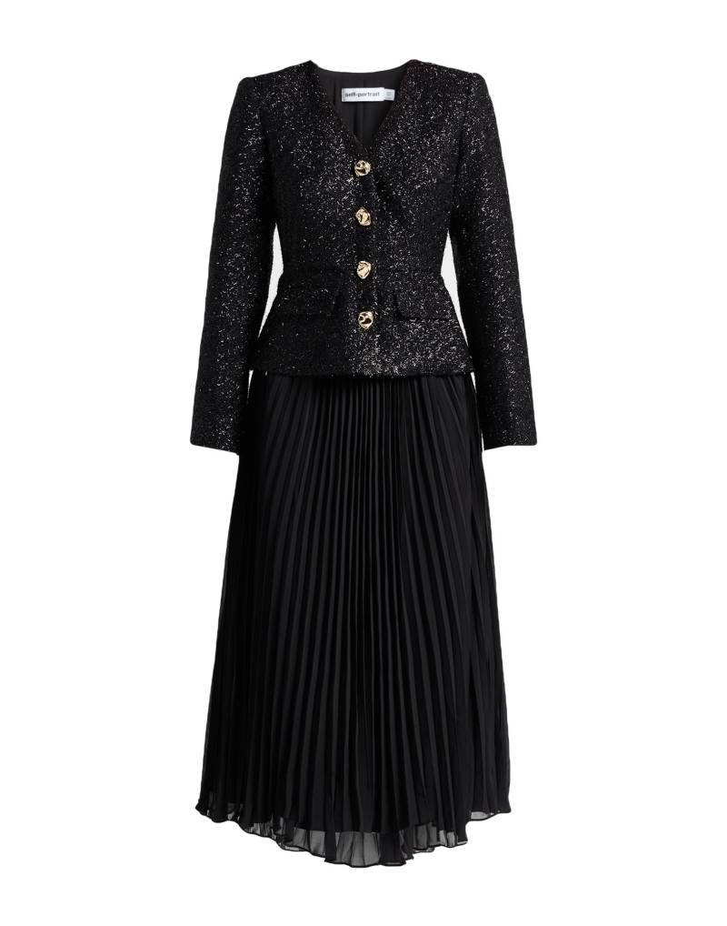 SELF-PORTRAIT Maxi-kleid Damen Schwarz von SELF-PORTRAIT