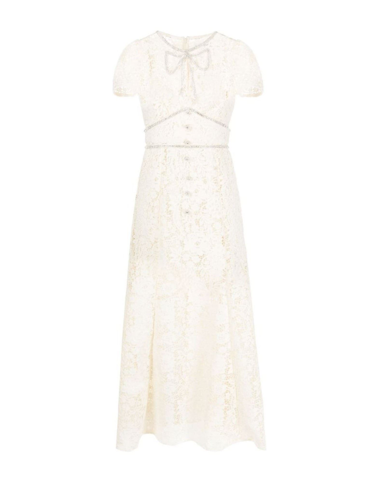 SELF-PORTRAIT Maxi-kleid Damen Weiß von SELF-PORTRAIT