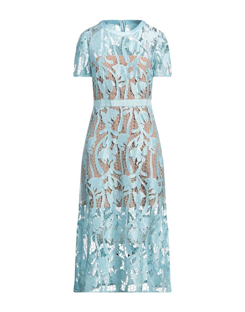 SELF-PORTRAIT Midi-kleid Damen Himmelblau von SELF-PORTRAIT