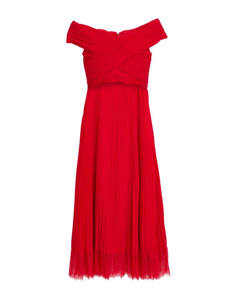 SELF-PORTRAIT Midi-kleid Damen Rot von SELF-PORTRAIT