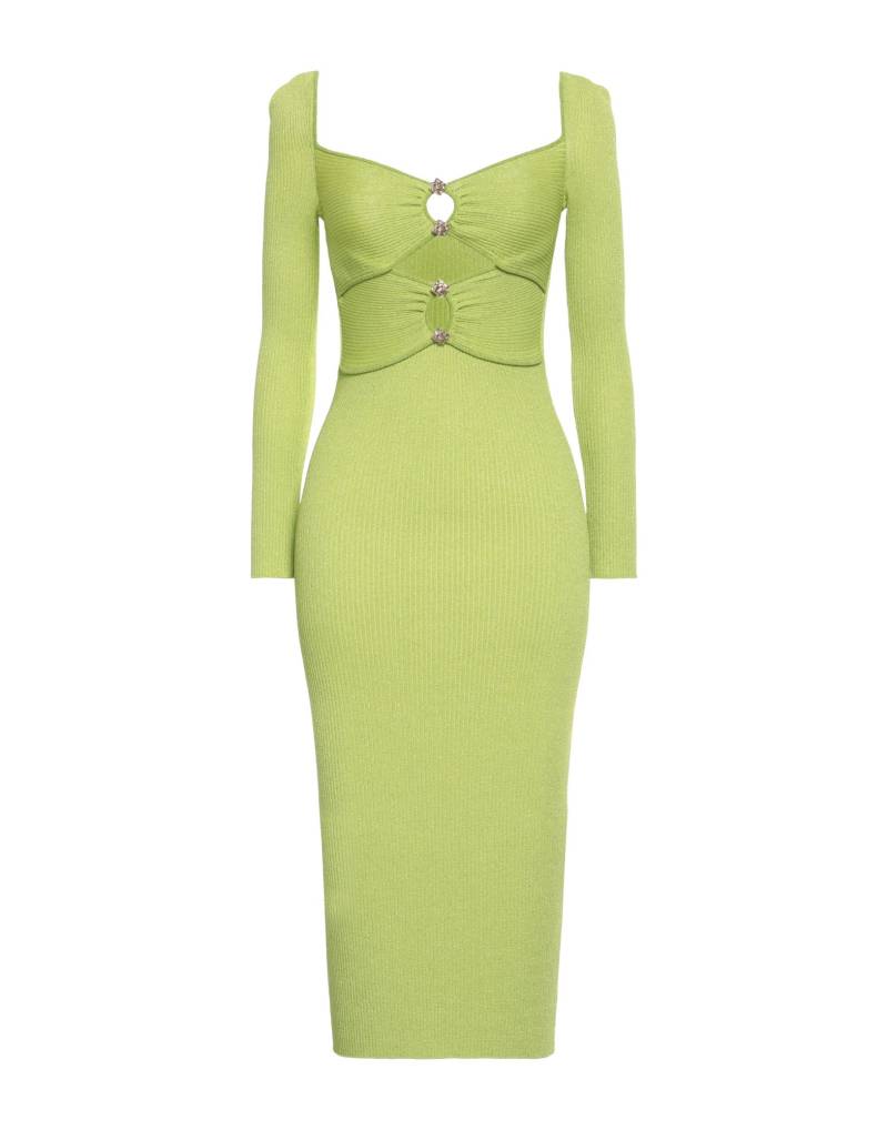 SELF-PORTRAIT Midi-kleid Damen Säuregrün von SELF-PORTRAIT