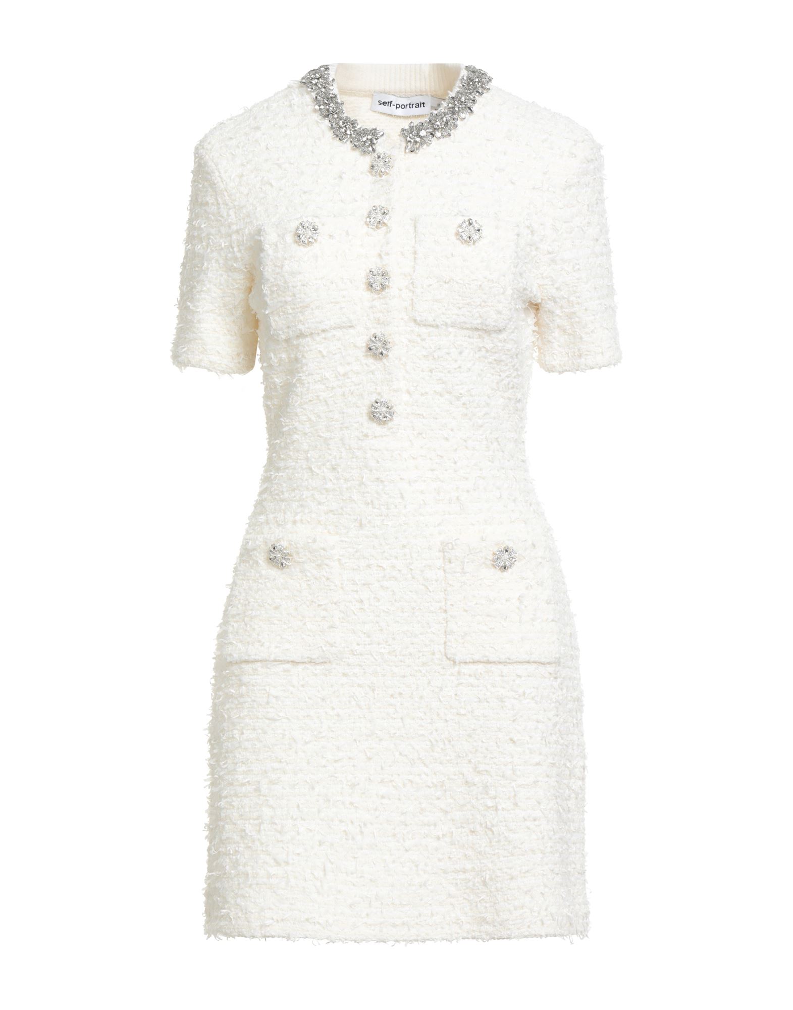 SELF-PORTRAIT Mini-kleid Damen Elfenbein von SELF-PORTRAIT