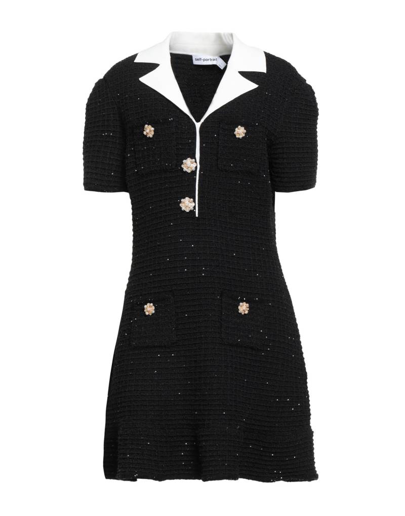 SELF-PORTRAIT Mini-kleid Damen Schwarz SELF-PORTRAIT Mini-kleid Damen Schwarz von SELF-PORTRAIT
