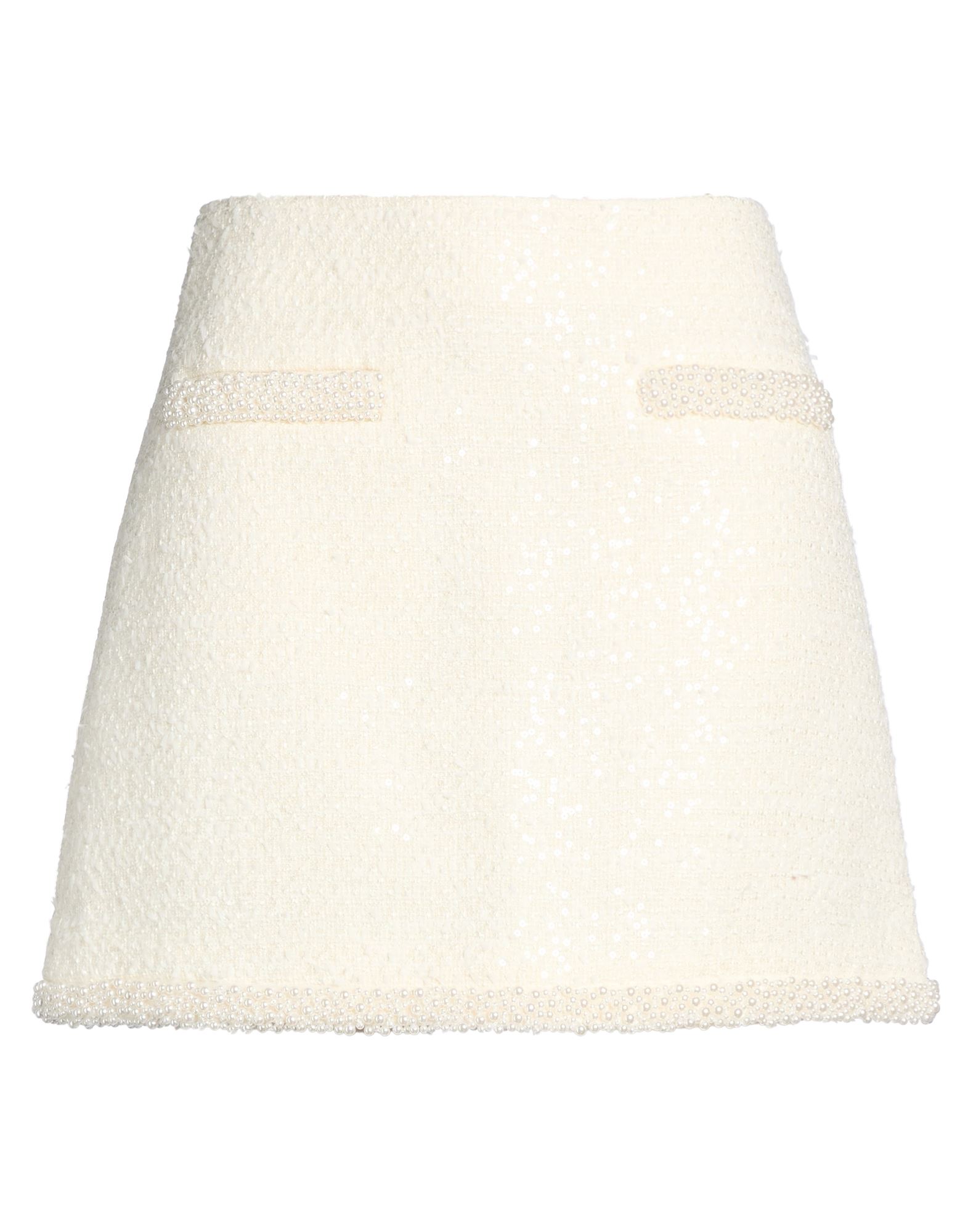 SELF-PORTRAIT Minirock Damen Cremeweiß von SELF-PORTRAIT