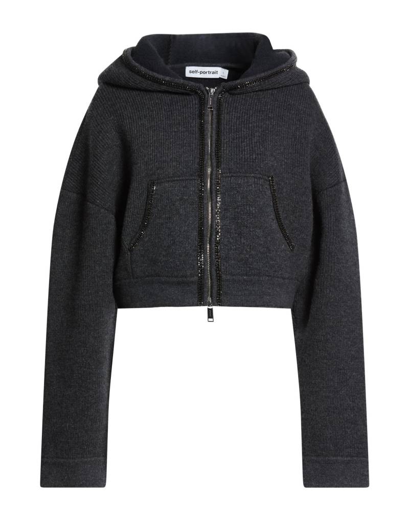 SELF-PORTRAIT Strickjacke Damen Braungrau von SELF-PORTRAIT