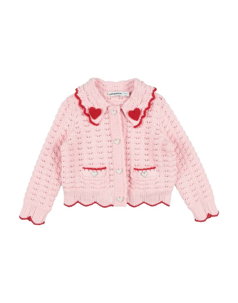 SELF-PORTRAIT Strickjacke Kinder Rosa von SELF-PORTRAIT