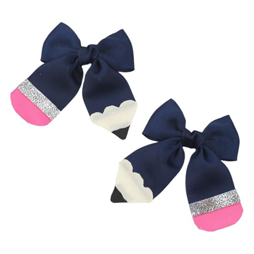 1pair Wiederverwendbare Stoffschule Haarbögen Für Kinder Cheerleaderzubehör Sport Ereignis Tägliches Styling Sicherer Cheerleader Haare Clip von SELVFZ