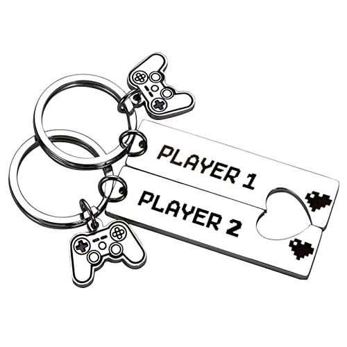 2 PCs Lustige Paar Gamer Keychain Spieler Passen Keychain Für Sie Für Sie Freundin Freund Valentinstag Gaming Geschenkpaar Passen Schlüsselanhänger von SELVFZ