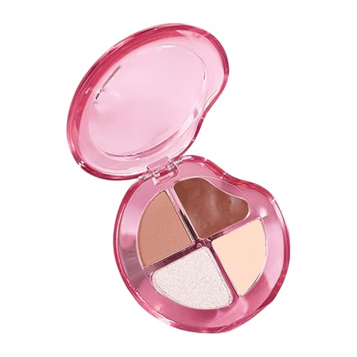 4 Farbe Matte Schimmert Lidschatten Make Up Palette Hochpigmentierte Lidschatten Palette Anhaltende Lidschatten von SELVFZ