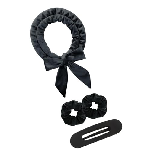 4pcs Hitzfreie Stoff Haare Curlers Set Sich Sicher Über Nacht Lockenlösung Für Leuchtende Frisur Tragbare Stylingzubehör Hitzeloser Lockenstange von SELVFZ