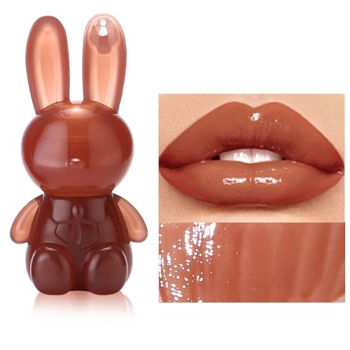6 Farben Feuchtigkeitsspendende Lipglasurkaninchen Flüssige Lippenstift Nahrhafte Lipgloss Make Up Versorgung Für Frauen Und Mädchen von SELVFZ