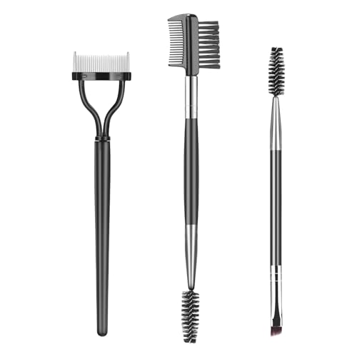 Augenbrauenbürste & Wimpernabscheider Und Brow Comb Lash Spoolie Pinsel Mascara Kamm Pflegebürste 3pcs Augen Make Up Werkzeuge Falten Sie Die Augenbrauenbürste Klappern von SELVFZ