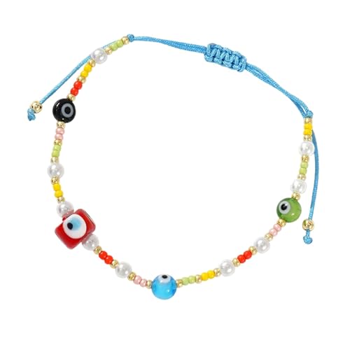Böse Augen Charme Set Vintage Gefertigtes Perlen Schutzschmuck Einzigartige Männer Frauen Retro Böse Augen Schutzzubehör von SELVFZ
