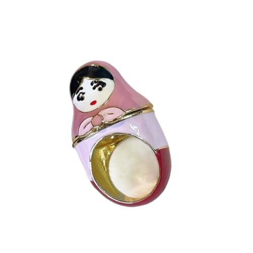 Cartoon Frösche Emaillierte Dropringe Trendy Stapelbare Schmuck Minimalisten Stile Stabile Legierung Für Jugendtrendy Schichtringe Designs von SELVFZ