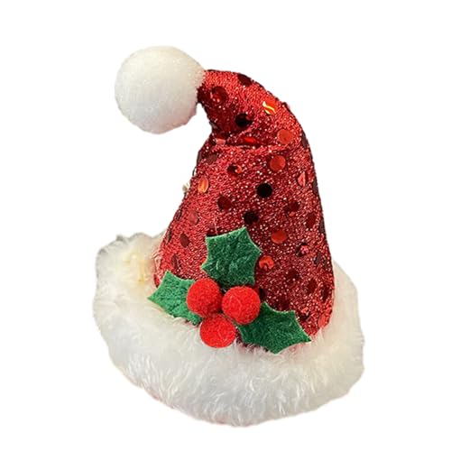 Christmas Form Haarnadeln Heiße Mädchen Punk Entenbill Haare Clip Festival Ponytail Bangs Haarclip Für Cosplay Santa von SELVFZ