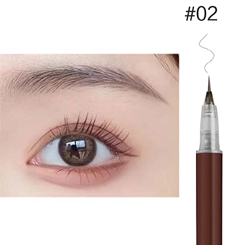 Dünn Wasserdichte Flüssige Augenbrauenstifte Leicht Zu Färben Schweißdichtes Augenbrauen Stiftkopf Augen Make Up Kosmetischer Bleistift Flüssiger Augenbrauenstifte Dunkelbrauner Enhancer Klar von SELVFZ