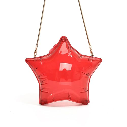 Einzigartige PVC Star Form Abend Geldbeutel Für Frauen Und Mädchen Einzigartige Crossbody Umhängetaschen Für Prom Hochzeit Prom Partys PVC Abend Clutch von SELVFZ
