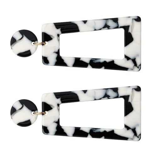 Einzigartige Trapezohrringe Acetat Moderne Ohrringe Party Accessoire Ohrringe Perfekt Für Die Tägliche Party Verschiedene Anlässe von SELVFZ